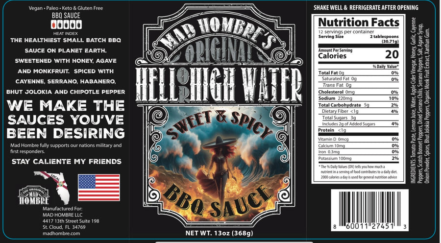 *Hell or Highwater Sweet & Spicy BBQ Sauce